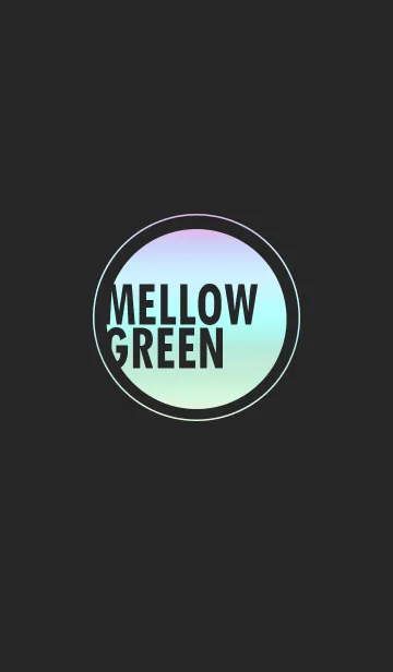 [LINE着せ替え] Mellow Green Circleの画像1