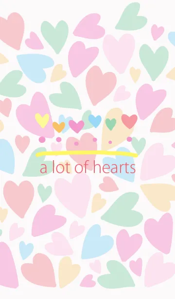 [LINE着せ替え] A lot of heart 3.2の画像1
