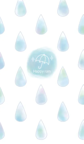 [LINE着せ替え] 雨の日もhappyの画像1