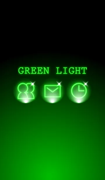 [LINE着せ替え] GREEN LIGHT NEONの画像1