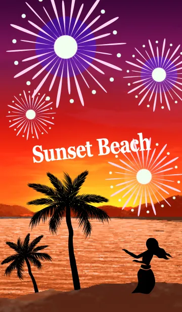 [LINE着せ替え] SUNSET BEACH 6の画像1