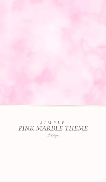 [LINE着せ替え] SIMPLE PINK MARBLE THEMEの画像1