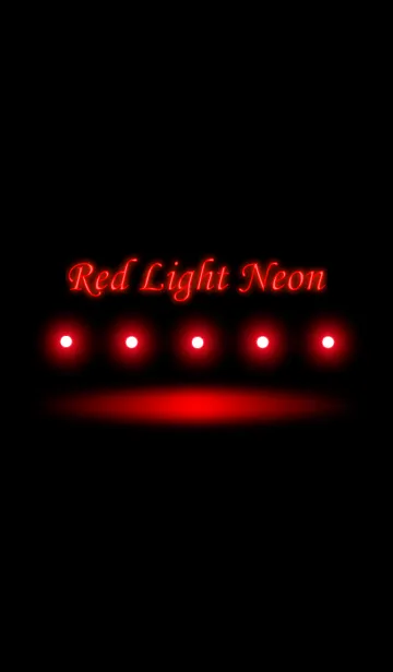 [LINE着せ替え] RED LIGHT NEON 2の画像1