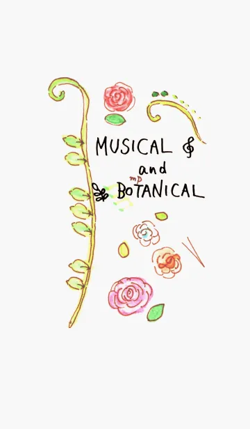 [LINE着せ替え] MUSICAL and BOTANICALの画像1