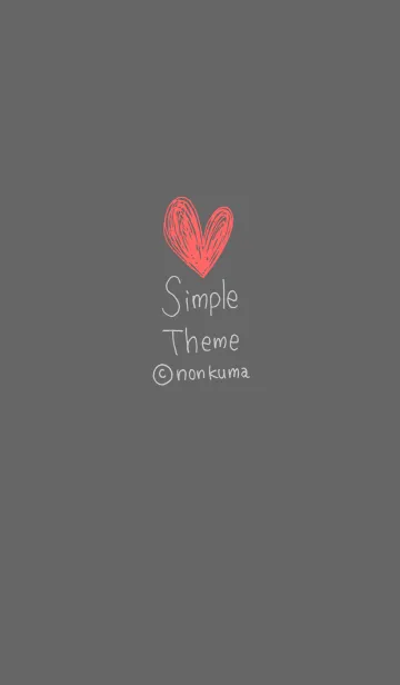 [LINE着せ替え] Simple Theme ©nonkuma vol.2の画像1