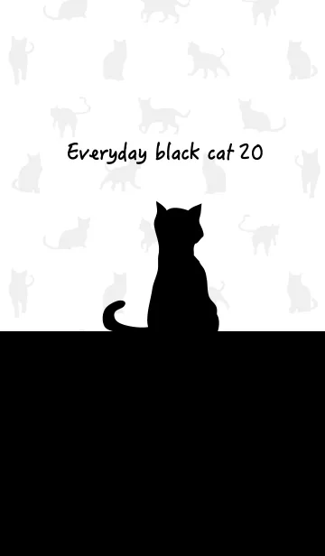[LINE着せ替え] 黒猫の日常20の画像1