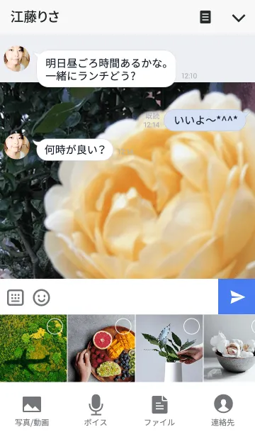 [LINE着せ替え] My garden, My rose_Golden Celebrationの画像4