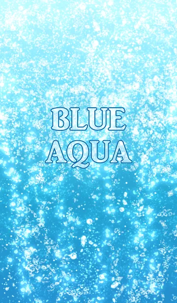[LINE着せ替え] Blue Aquaの画像1