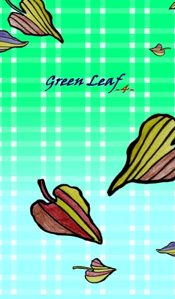 [LINE着せ替え] Green leaf-4- Greenの画像1