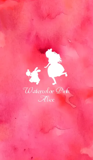 [LINE着せ替え] Watercolor Pink Aliceの画像1