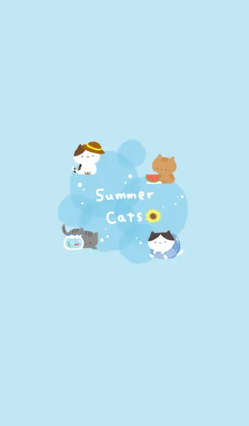 Summer catsの着せ替えメイン画像