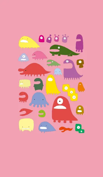 POP Monsters -PINK-の着せ替えメイン画像