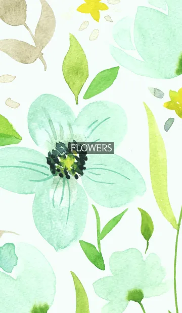 [LINE着せ替え] water color flowers_226の画像1