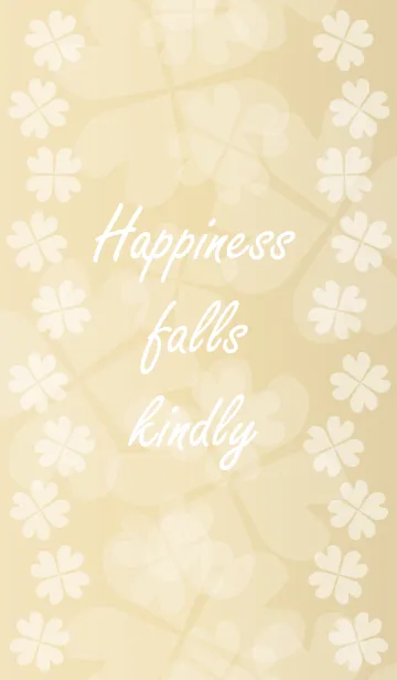Happiness falls kindlyの着せ替えメイン画像