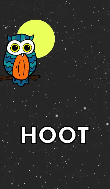 [LINE着せ替え] Hoot: Cute Owlの画像1