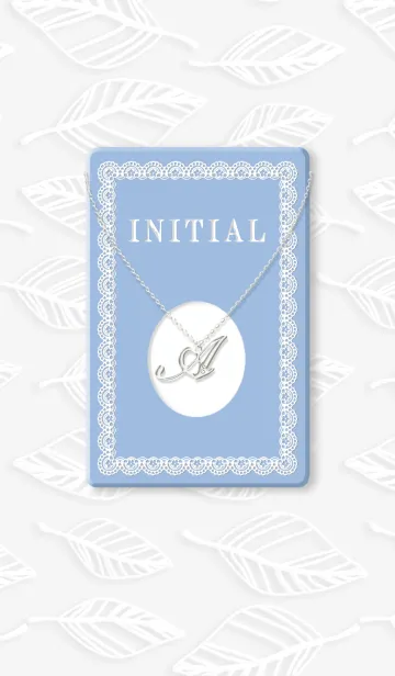 [LINE着せ替え] プラチナ A☆イニシャルの画像1