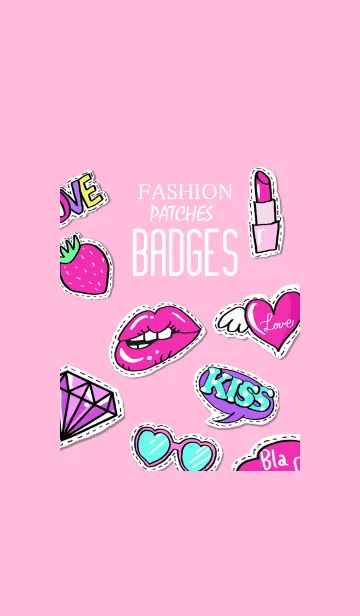 [LINE着せ替え] FASHION PATCHES BADGESの画像1
