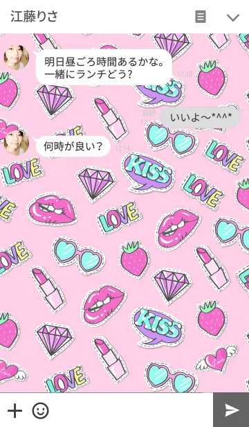 [LINE着せ替え] FASHION PATCHES BADGESの画像3