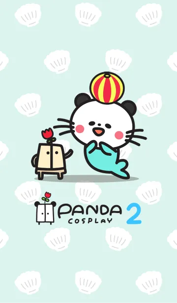 Panda Cosplay 2 "Beach"の着せ替えメイン画像