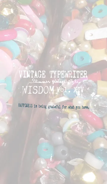 [LINE着せ替え] VINTAGE TYPEWRITER WISDOM Vol. XIVの画像1