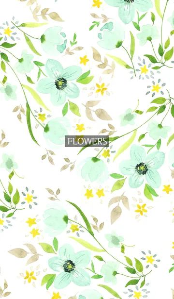 water color flowers_227の着せ替えメイン画像