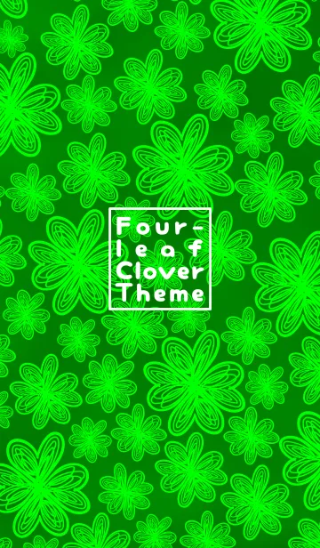 [LINE着せ替え] Four-leaf Clover Themeの画像1