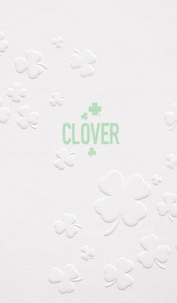 [LINE着せ替え] CLOVER(EmbossPaper)の画像1