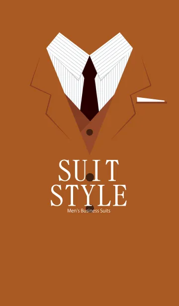[LINE着せ替え] SUIT STYLE -Men's Business Suits- Brownの画像1