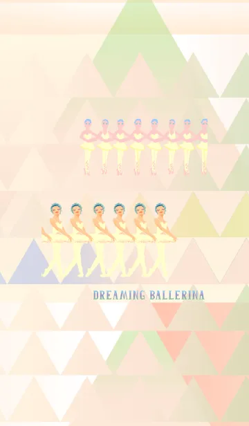 [LINE着せ替え] 踊るバレリーナ un, deux, troisの画像1