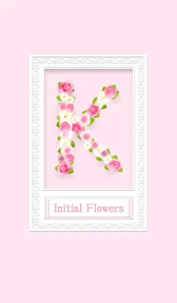 イニシャルK 薔薇の着せ替えメイン画像