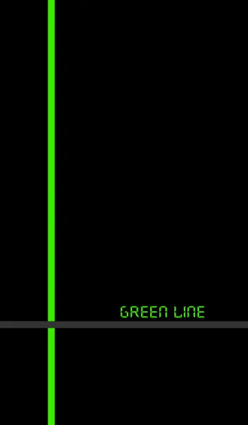 [LINE着せ替え] グリーンラインの画像1