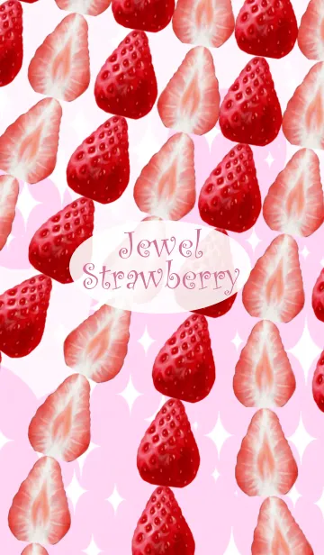 [LINE着せ替え] 大人かわいいイチゴ☆ストロベリーの画像1