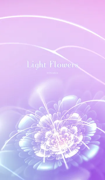 [LINE着せ替え] Light Flowers 03の画像1