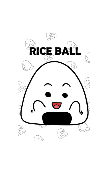 [LINE着せ替え] Naughty triangular rice ballsの画像1