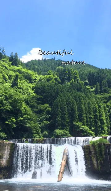日本の自然～清流～の着せ替えメイン画像