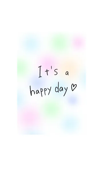 [LINE着せ替え] It's a happy dayの画像1