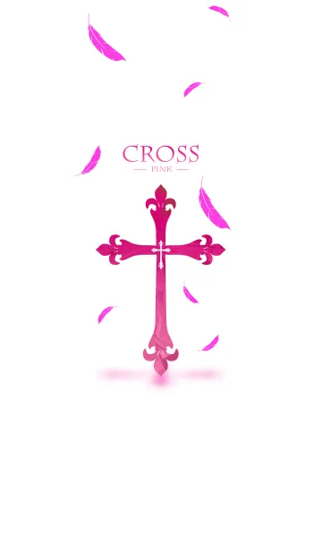[LINE着せ替え] 十字架［ピンク］の画像1