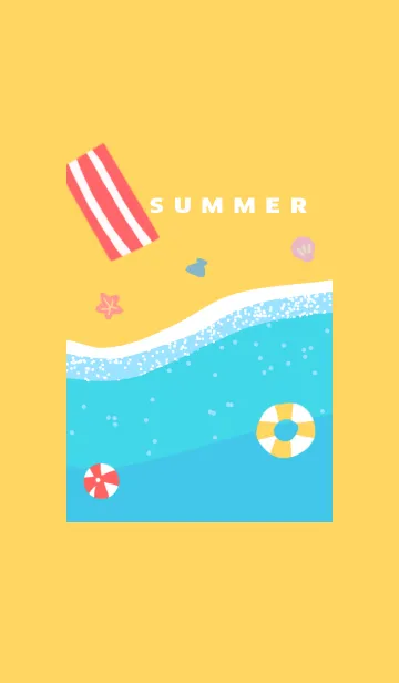 [LINE着せ替え] サマービーチの画像1