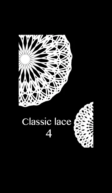 [LINE着せ替え] お花とリボンレース-クラシック4-の画像1