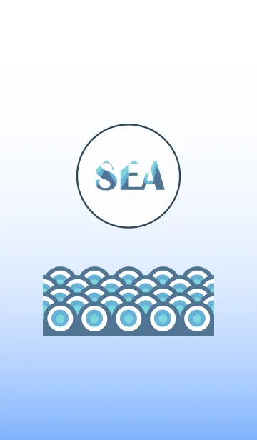 [LINE着せ替え] Sea Pattern IIの画像1