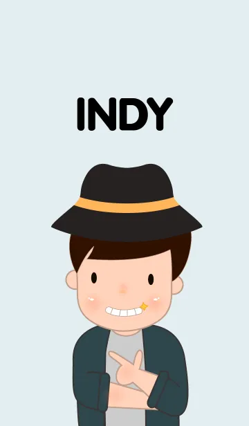 [LINE着せ替え] Indy Boy themeの画像1