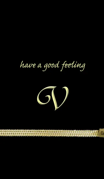 [LINE着せ替え] 大人かわいい ジッパー イニシャル for Vの画像1