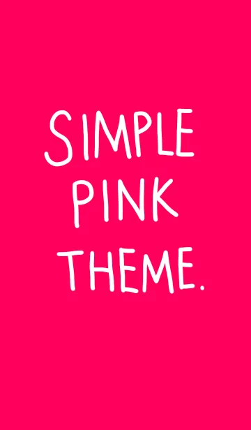 [LINE着せ替え] 文字ピンクの画像1