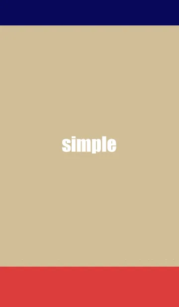 simple【トリコロール】の着せ替えメイン画像