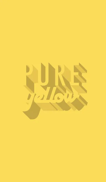 [LINE着せ替え] PURE yellowの画像1