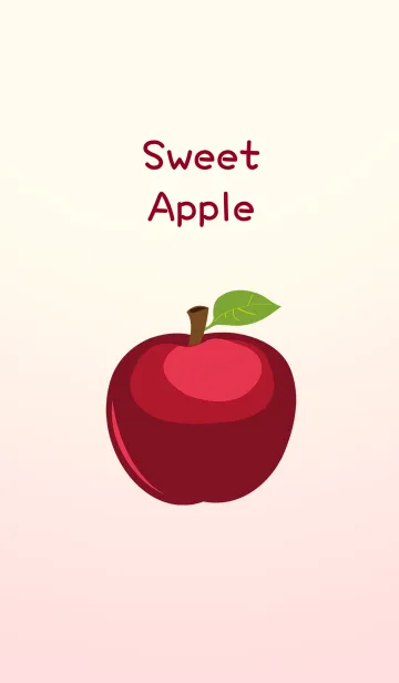 [LINE着せ替え] おいしい甘いリンゴの画像1