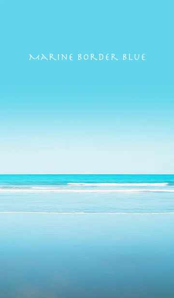 Marine Border Blue :)の着せ替えメイン画像