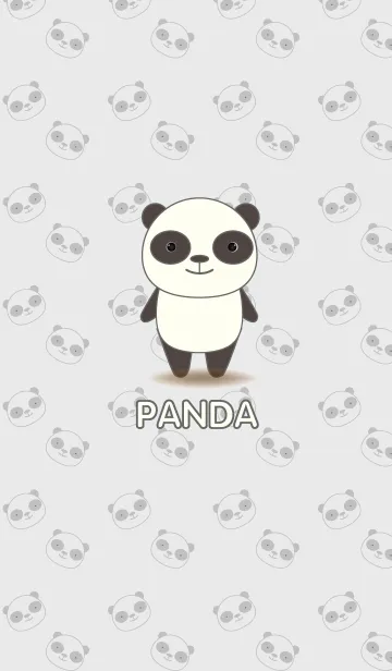 [LINE着せ替え] Simple Cute Panda themeの画像1