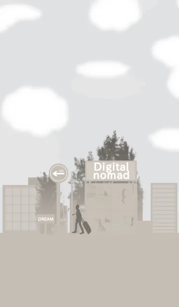 [LINE着せ替え] Digital nomadの画像1