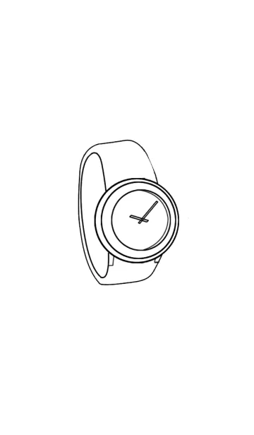 [LINE着せ替え] シンプル腕時計の画像1